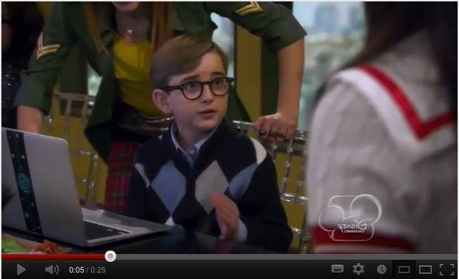 Pre-teen sysadmin on the Disney show Shake it Up