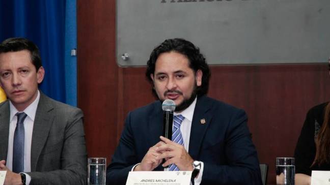 Minister of Telecommunications and Information Society, Andrés Michelena Ayala,