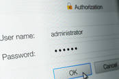 Password screen