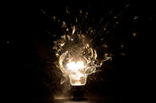 Light bulb photo via Shutterstock