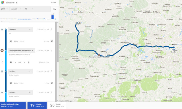 Google Location Tracking