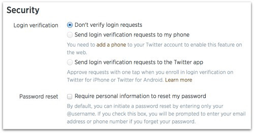 Twitter Security
