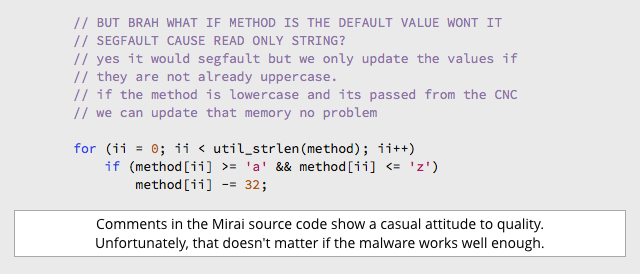 Mirai “internet of things” malware from Krebs DDoS attack goes open ...