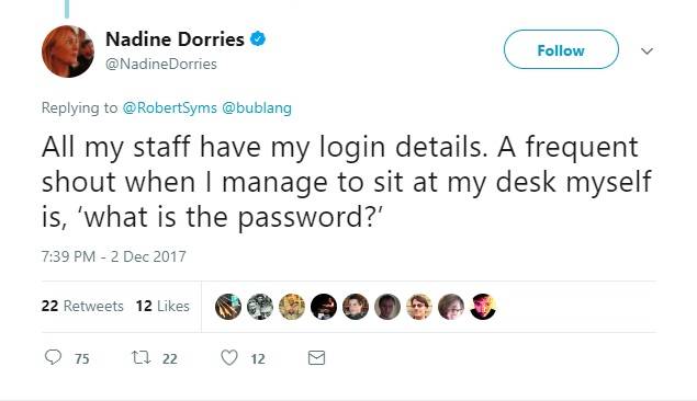Nadine Dorries tweet 2
