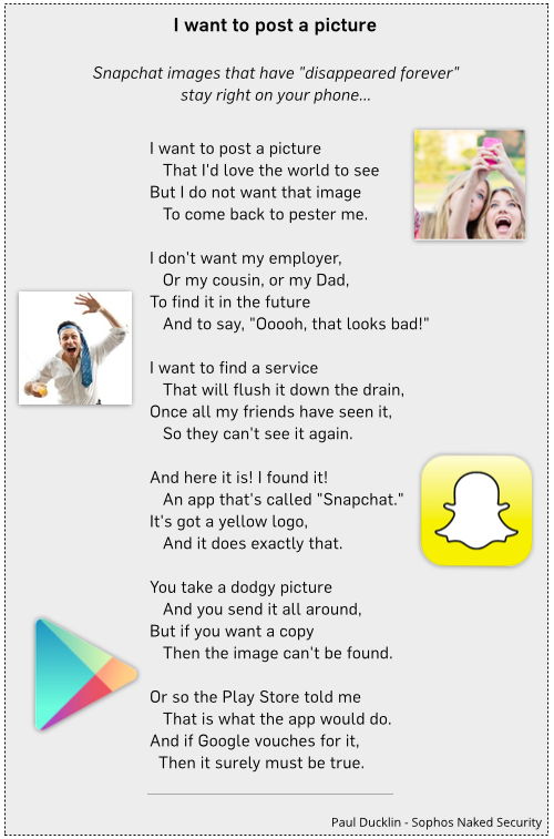 Click to read: Snapchat images that have disappeared forever stay right on your phone...